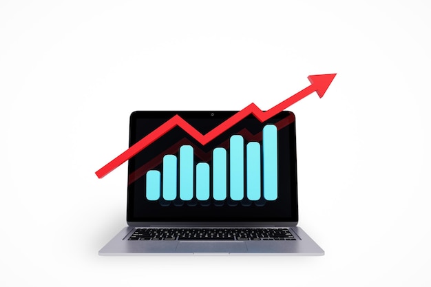 рост инвестиций на графике